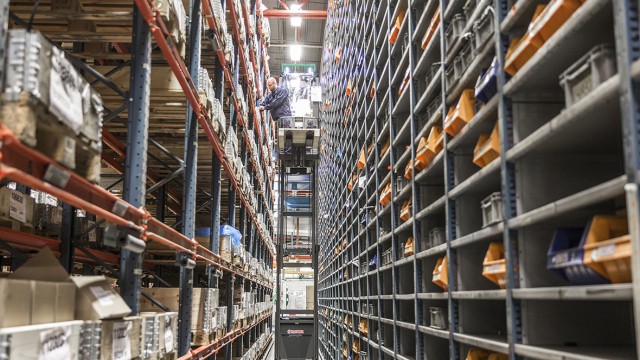 Lagertechnik von Mitsubishi Forklift Trucks